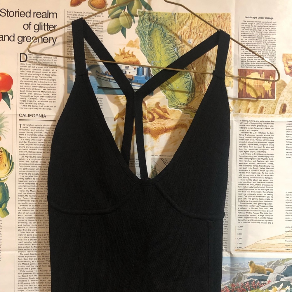 Zara knit racer back tank top